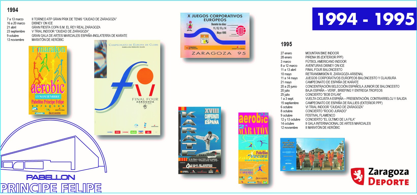Años 1994 y 1995 - 35 Aniversario del Pabellón «Príncipe Felipe»