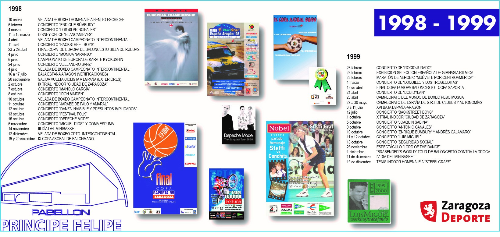 Años 1998 y 1999 - 35 Aniversario del Pabellón «Príncipe Felipe»